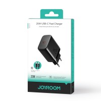  Lādētājs Joyroom JR-TCF11 USB-C 25W + USB-C kabelis 1.0m black 